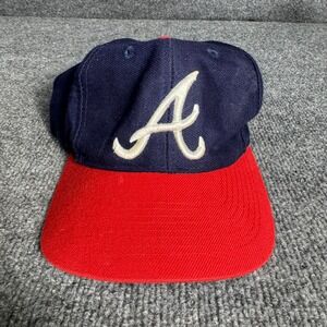 Atlanta Braves MLB Baseball Cap One Size Fits All Navy Red Logo 7